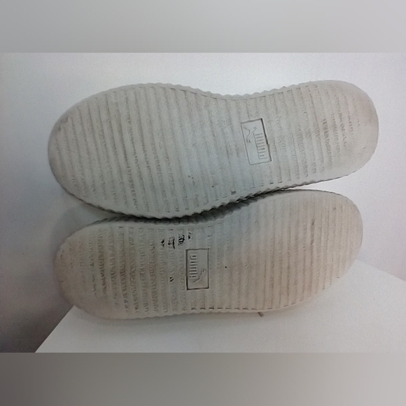 WHITE PATENT LEATHER FENTY SNEAKERS - Picture 7 of 7